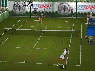 All Star Tennis '99 (Europe) (En,Fr,De,Es,It) In game screenshot